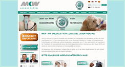 Desktop Screenshot of mkw-laser.de